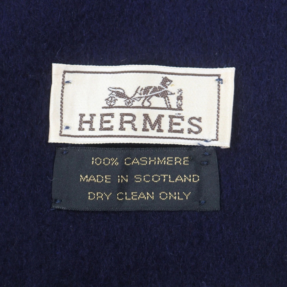 HERMES Authentic Blue Scarf - Picture 6 of 6
